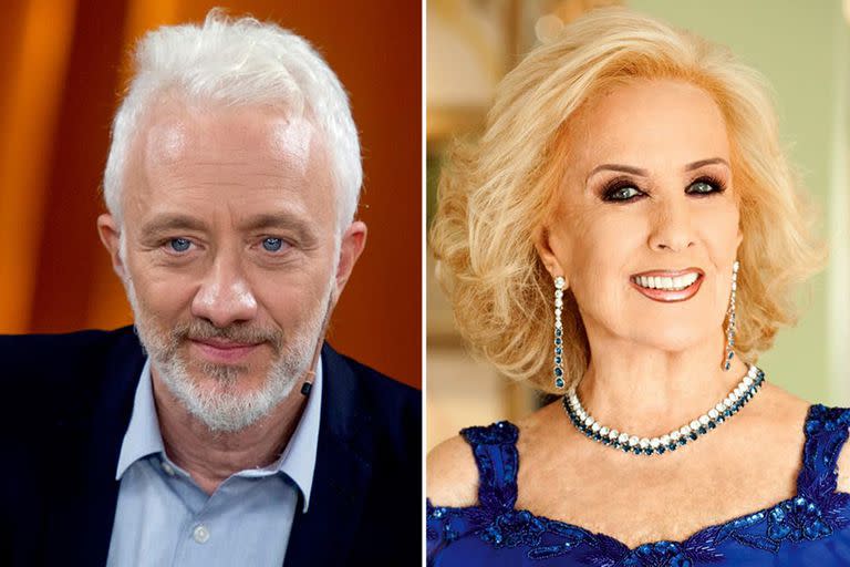 Andy Kusnetzoff, al frente de PH en la pantalla de Telefe y Mirtha Legrand, anfitriona de La noche de Mirtha en eltrece, se disputarán la mayor porción de la audiencia de los sábados por la noche