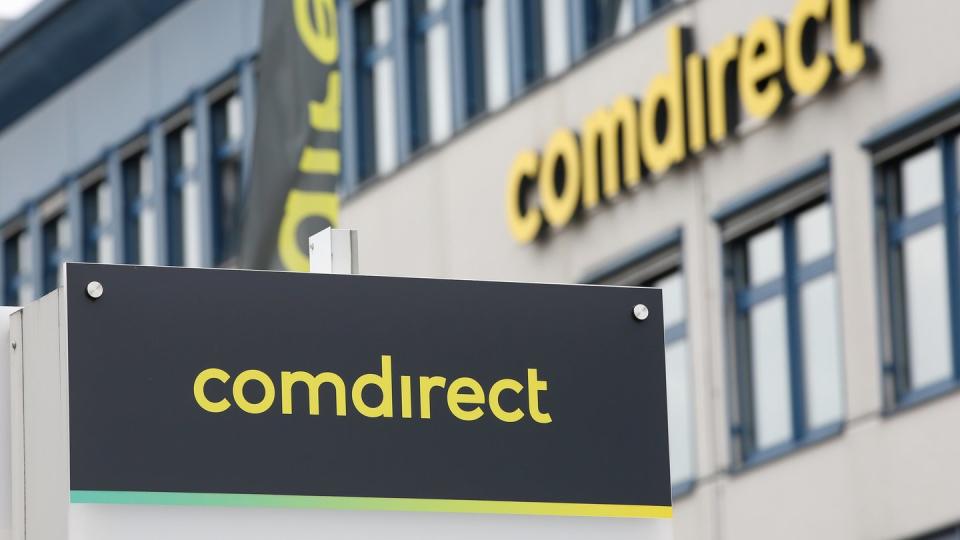 Das Logo der Comdirect Bank AG.