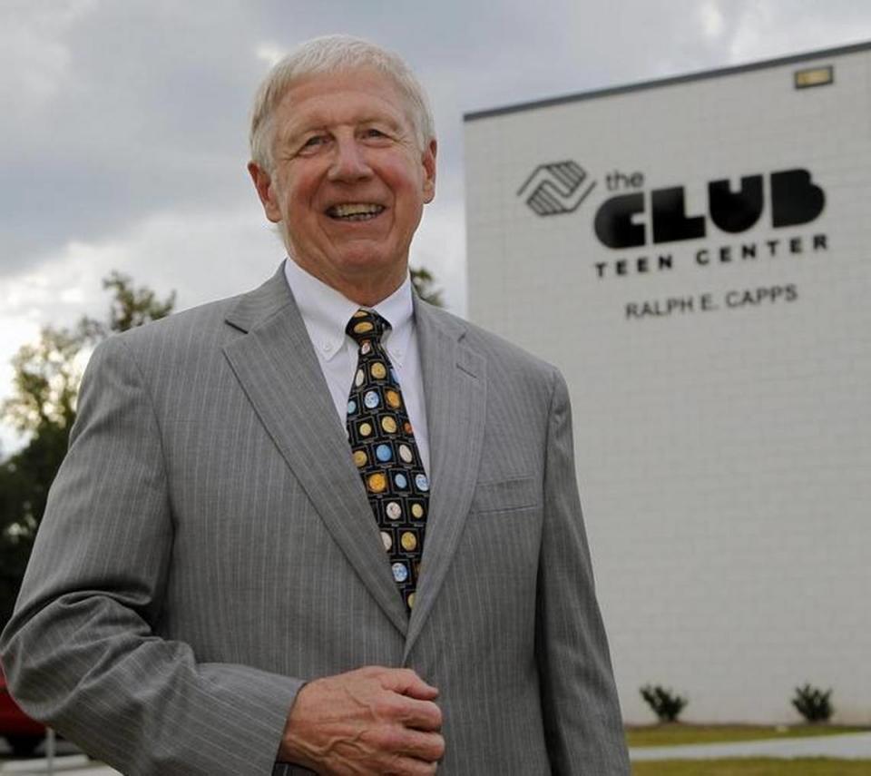 Ralph Capps, who worked for 50 years for the Boys & Girls Clubs of Wake County and was its president and CEO, is shown here in this 2014 file photo. Capps passed away on Nov. 17, 2023.