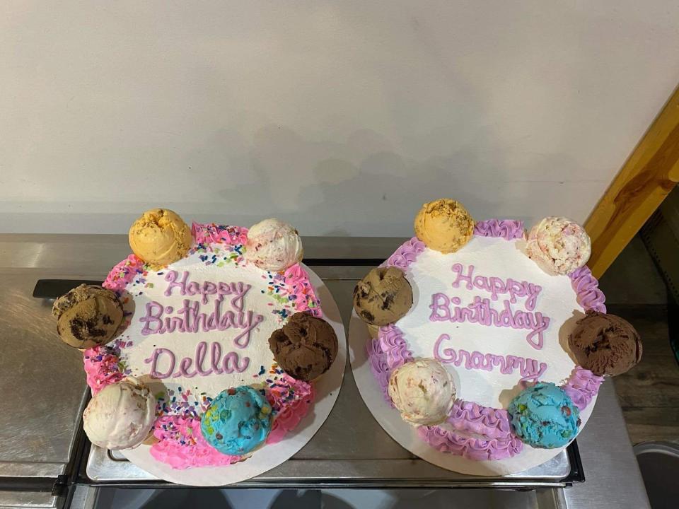 Ice cream cakes are popular at Windy Ridge Dairy in Franklin Township.