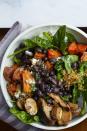 <p>Get your daily dose of veggies and then some with this power bowl that'll make anyone's mouth water, especially when they hear the black beans are flavored with cilantro and lime. <em>Yum</em>. </p><p><em>Get the <a href="https://www.womansday.com/food-recipes/food-drinks/recipes/a61046/roasted-vegetable-bowl-recipe/" rel="nofollow noopener" target="_blank" data-ylk="slk:Roasted Vegetable Bowl recipe;elm:context_link;itc:0;sec:content-canvas" class="link ">Roasted Vegetable Bowl recipe</a>.</em></p>