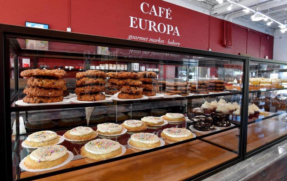 House-made cookies and pastries available at Cafe Europa, located at 4928 Main St., in Kansas City. Rich Sugg/rsugg@kcstar.com