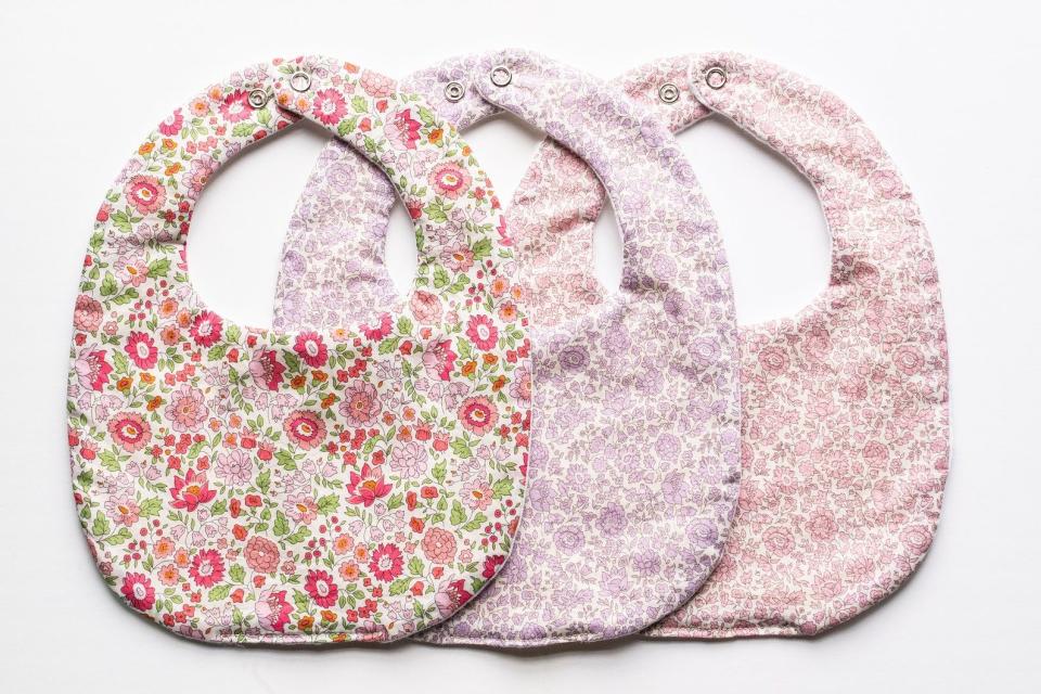 Floral Baby Bib Set