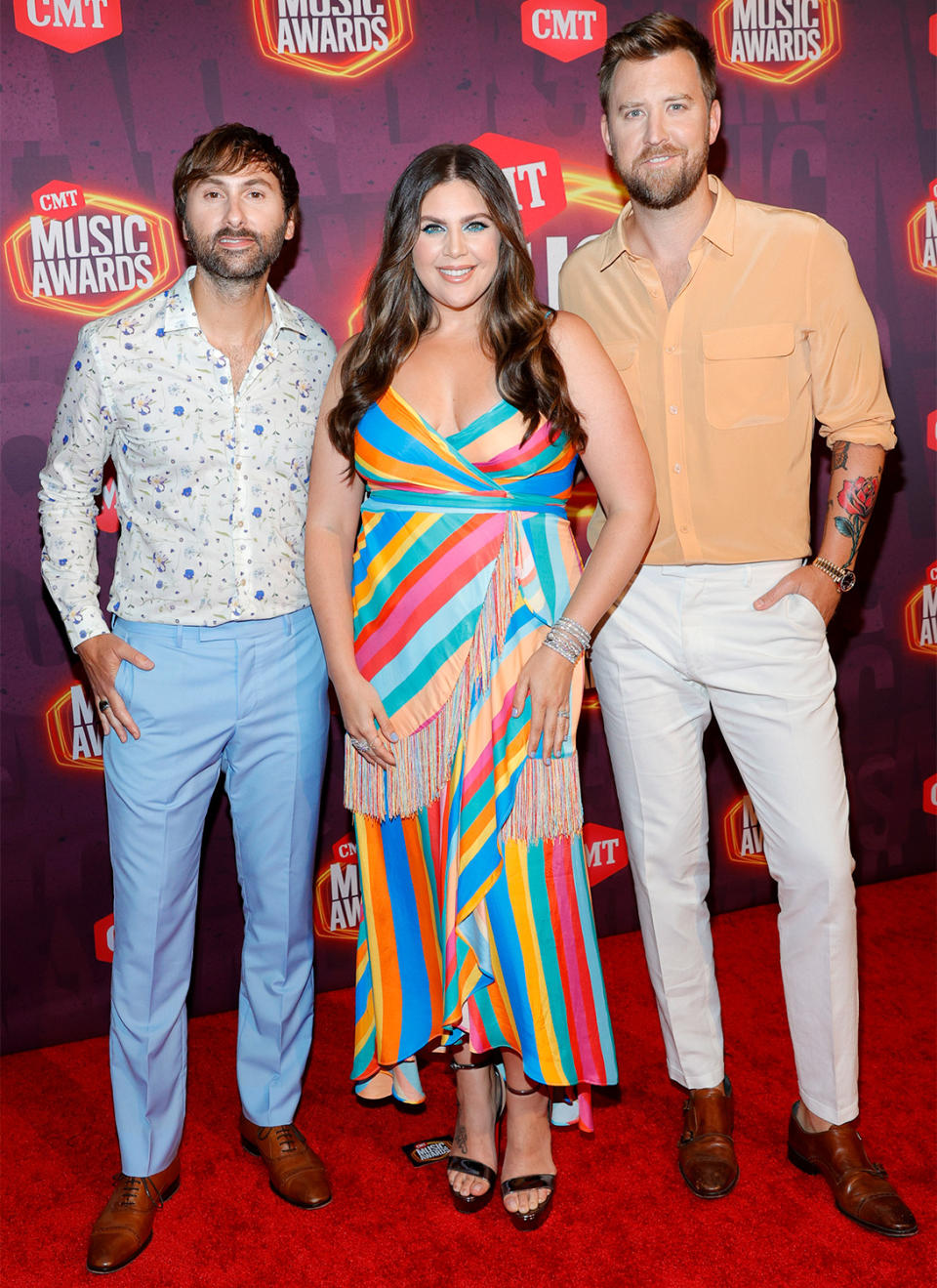 Dave Haywood, Hillary Scott and Charles Kelley of Lady A