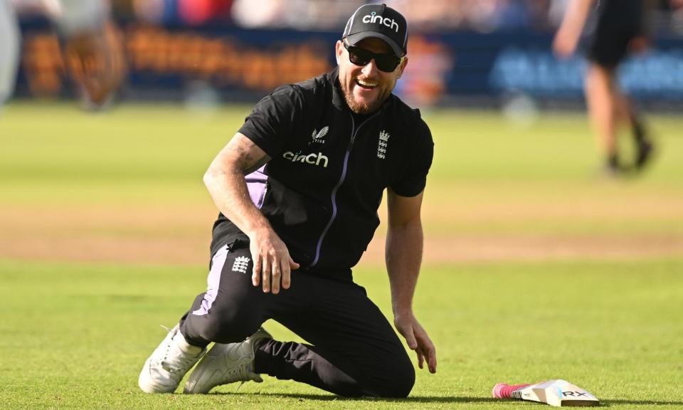 <span>Brendon McCullum said: ‘What we’ve seen is a team which has bounced back with a bit more of a harder feel to it.’</span><span>Photograph: Greig Cowie/Shutterstock</span>