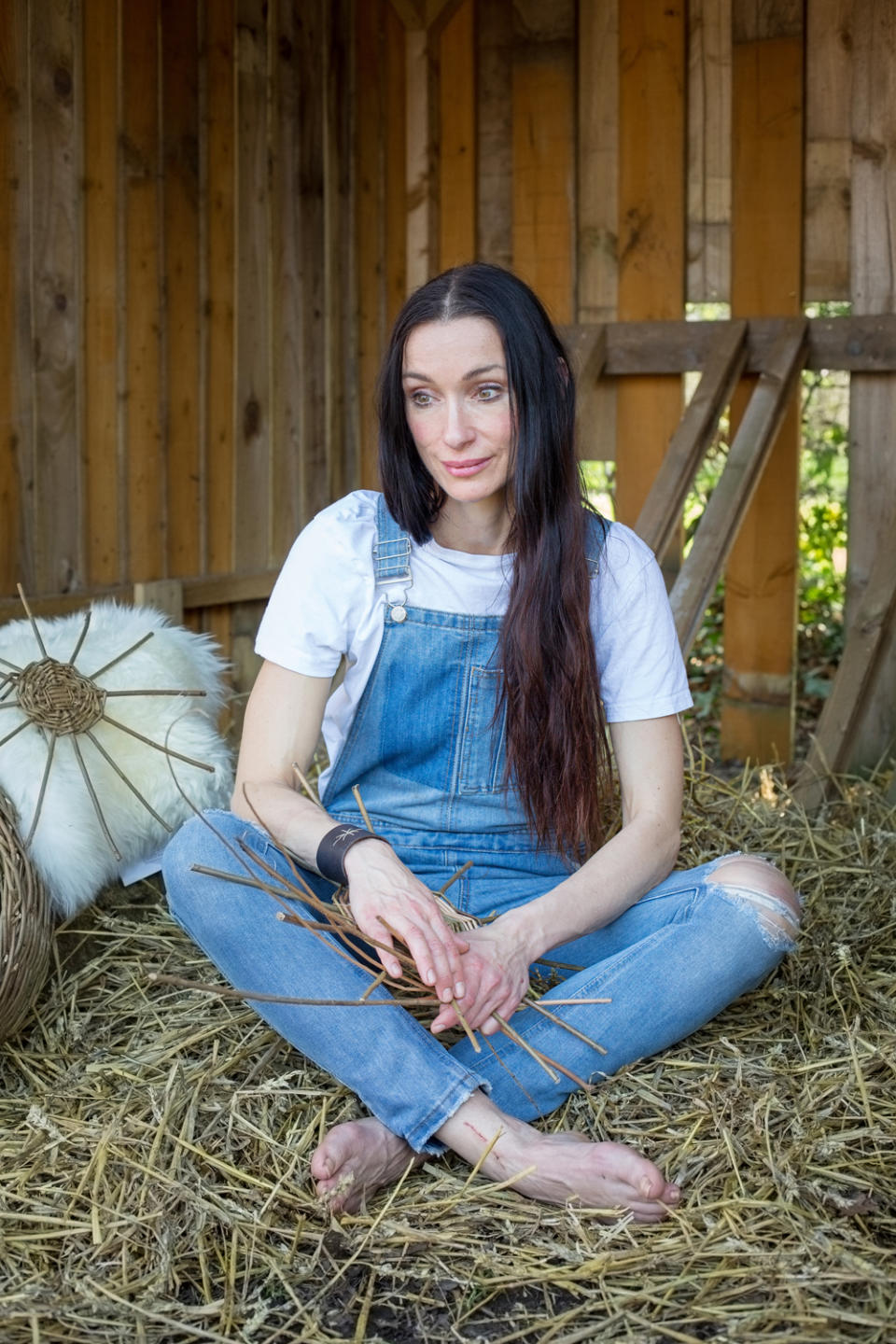 Diana basket weaving (Natasha Holland Photography/PA Real Life)