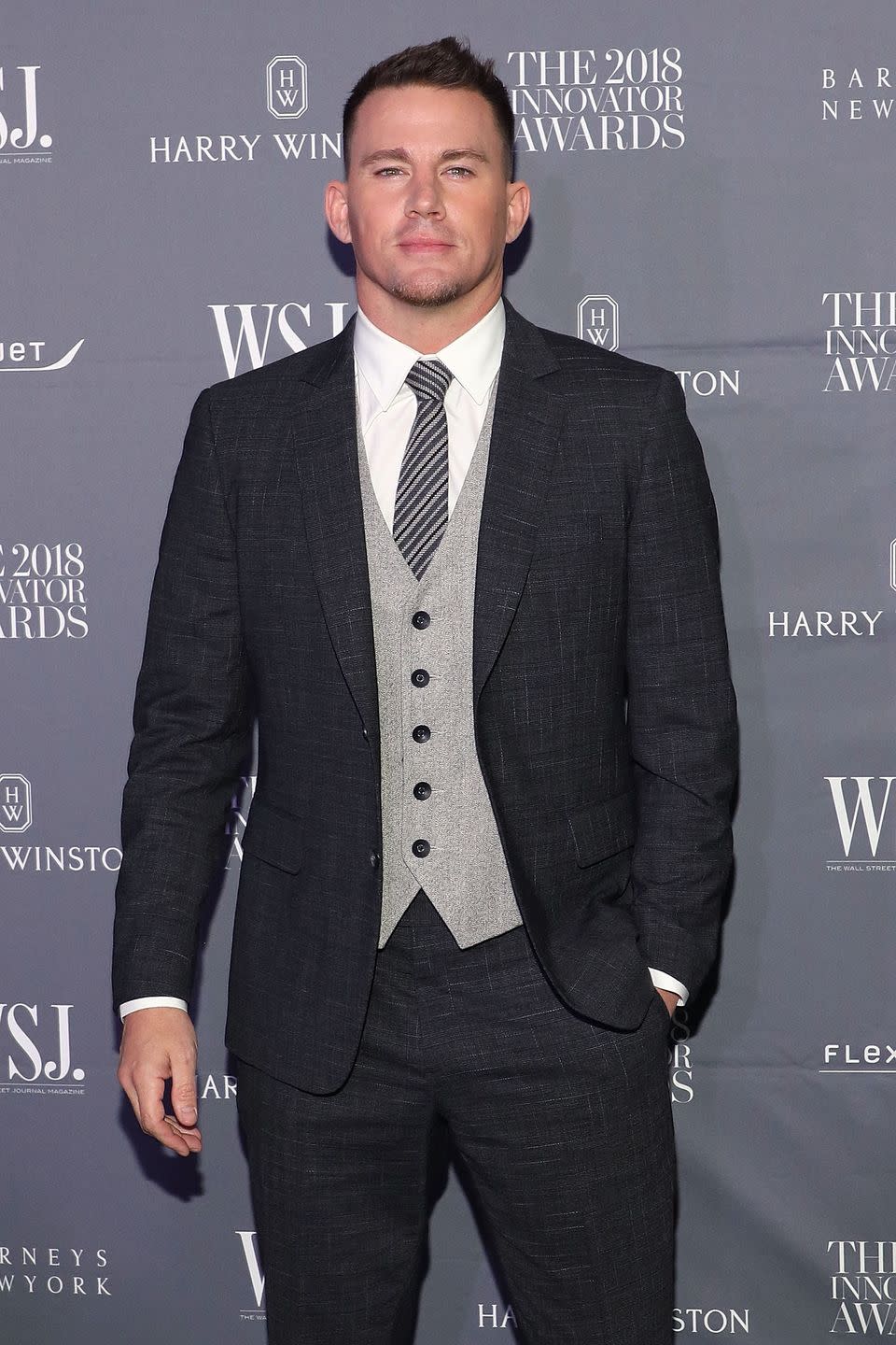 <p><strong>Hair</strong></p><p>Whether he's in costume or just walking the red carpet at an event, Tatum sure knows how to look stylish and debonair. </p>