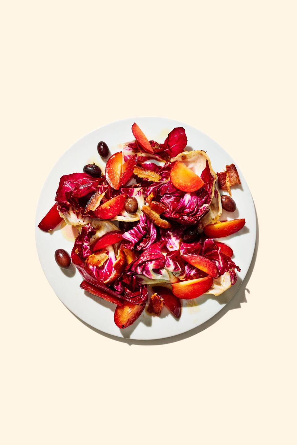 Radicchio and Plum Salad