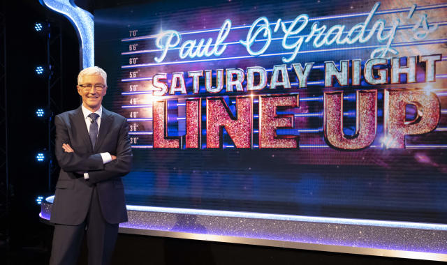 Paul O'Grady hosts Saturday Night Line Up on ITV. (ITV)