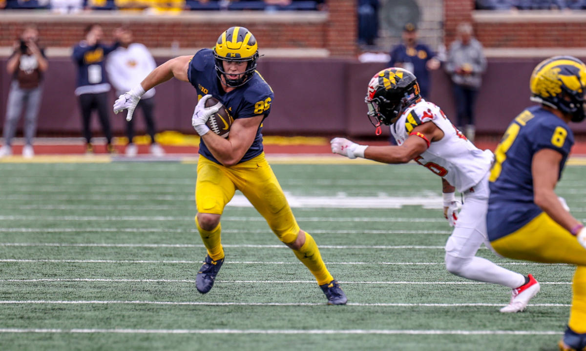 Michigan football TE Luke Schoonmaker selected in secondround of 2023