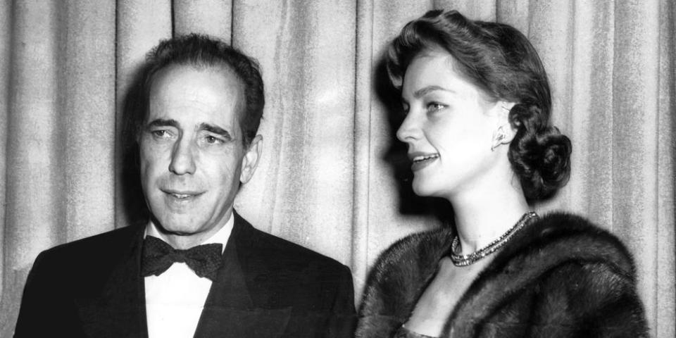 1950: Lauren Bacall and Humphrey Bogart