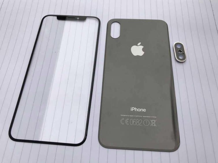 A leaked render of what the iPhone 8 may look like. (Credit: Kamikasy/Reddit)