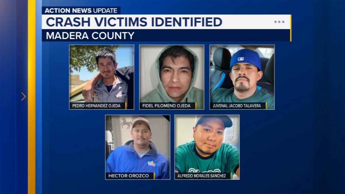 All 8 People Killed In Madera County Crash Identified 