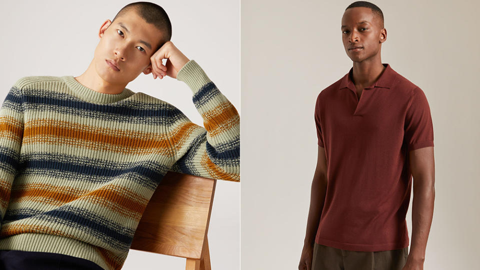 It’s challenging, but not impossible, to dye vicuña colors other than its natural, nutty brown hue, as seen in these knits from Loro Piana.