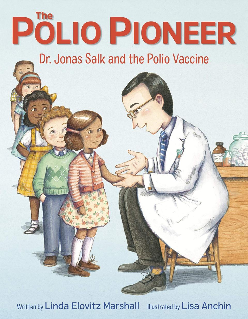 This book about virologist Jonas Salk offers historical context for the events surrounding the COVID-19 pandemic and the development of vaccines. <i>(Available <a href="https://www.amazon.com/Polio-Pioneer-Linda-Elovitz-Marshall/dp/0525646515" target="_blank" rel="noopener noreferrer">here</a>.)</i>