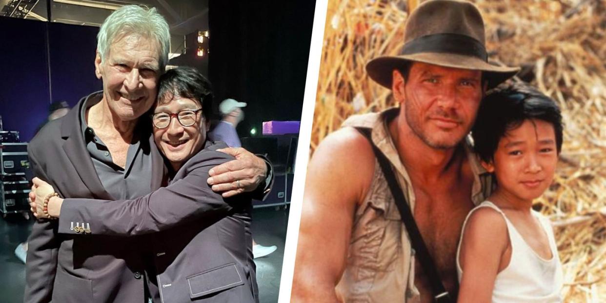 harrison ford, ke huy quan, indiana jones