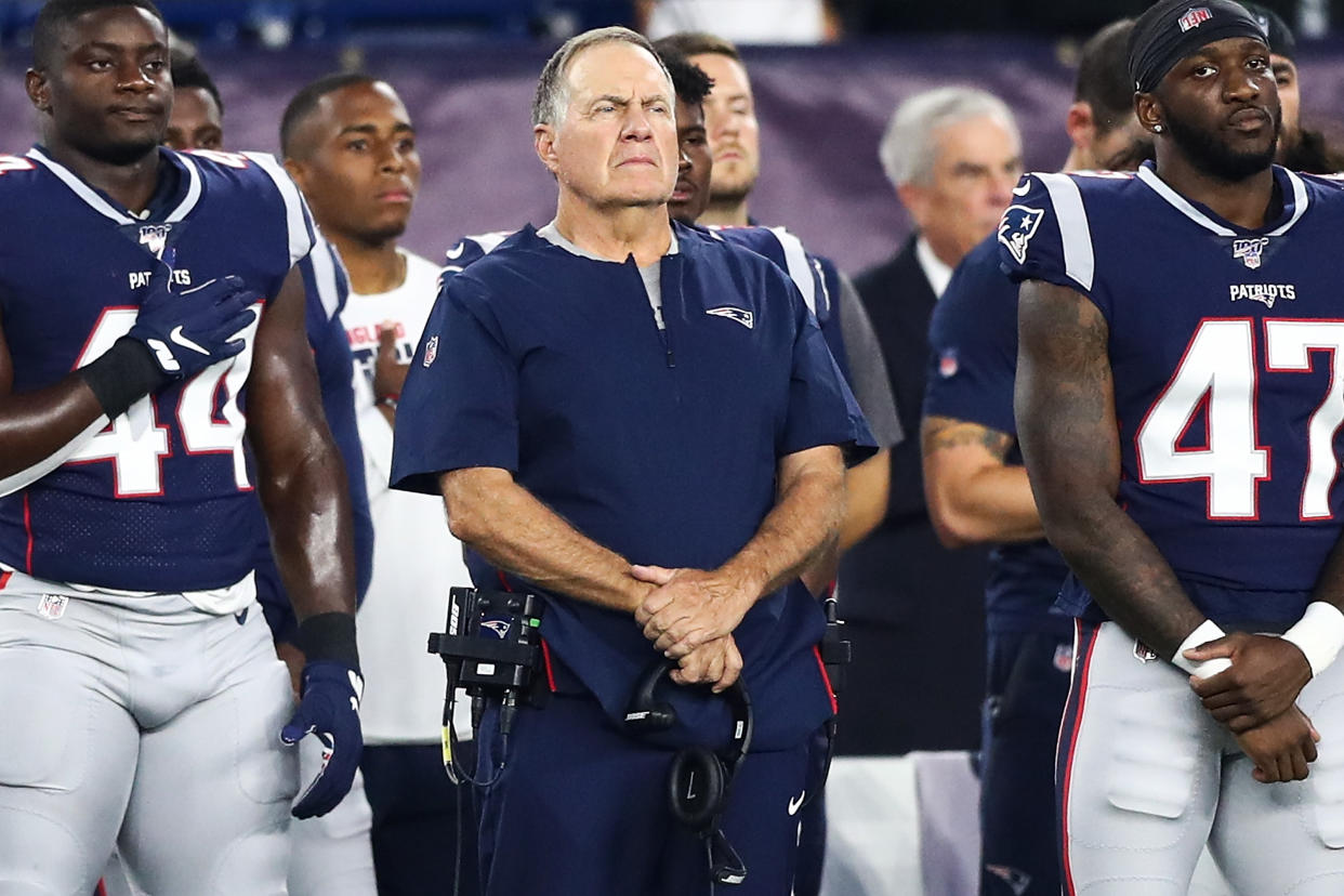 Yes, Bill Belichick still gets excited for the season opener. 