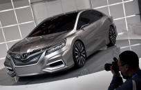 Honda unveiled two concept cars at Beijing, this the 'C'.