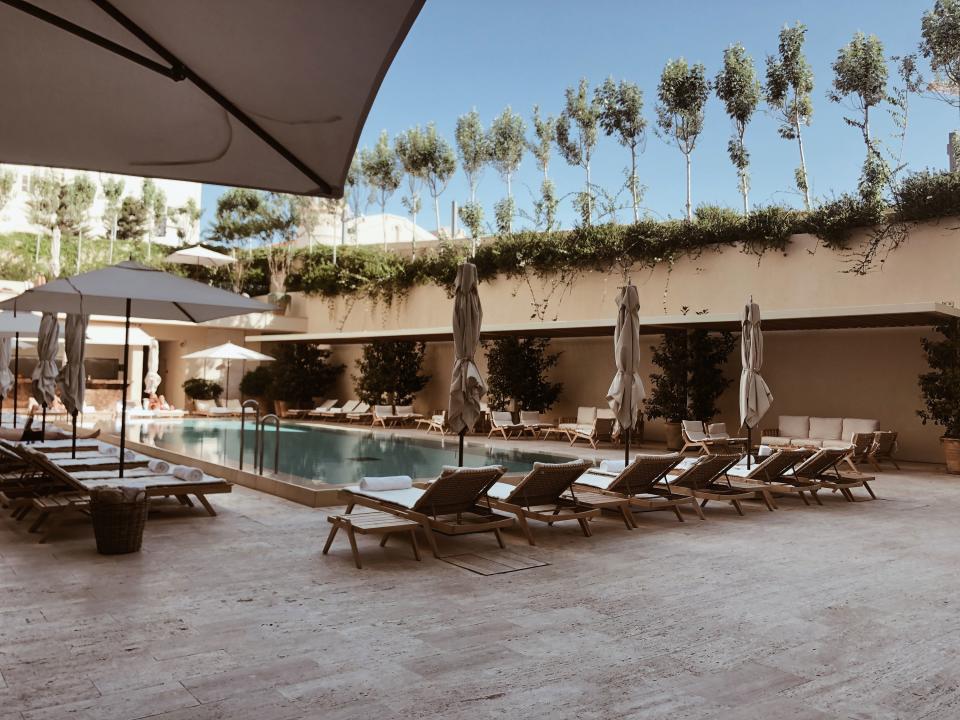 The Jaffa Hotel pool.