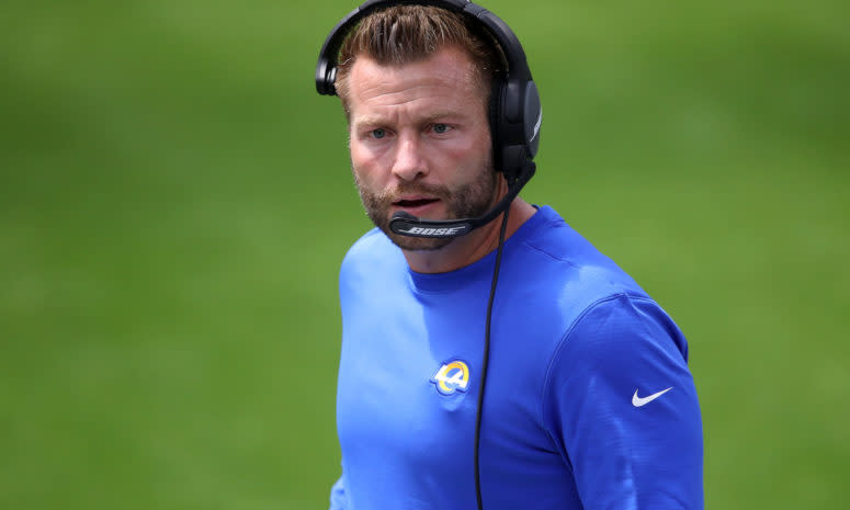 Los Angeles Rams head coach Sean McVay.