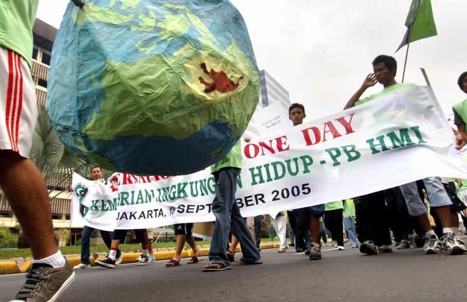 Marcha em defesa do ambiente em 2005
