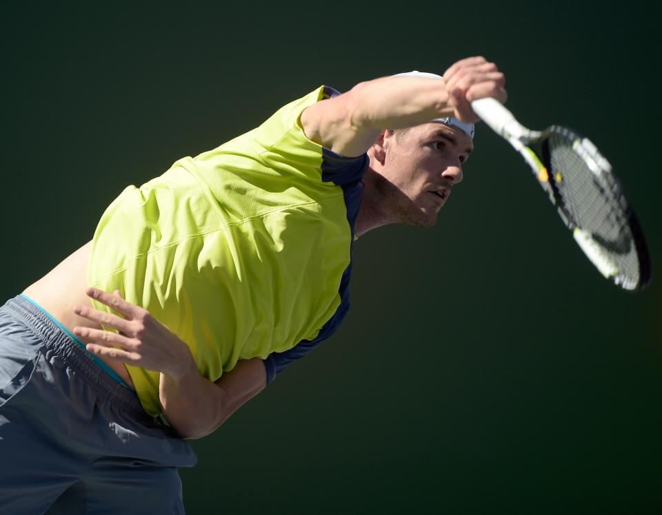 After a drop down to tennis' minor leagues to re-tool, Dancevic is back in California this week. (Photo by Harry How/Getty Images)