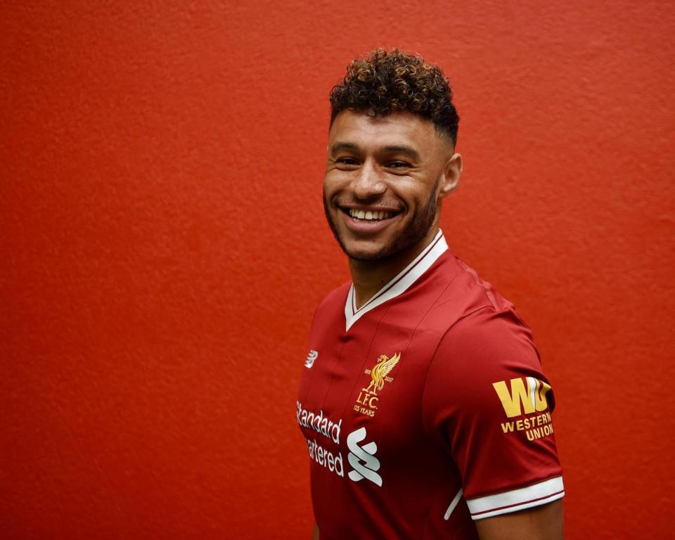 Alex Oxlade-Chamberlain came on as a second-half subsitute with Liverpool's cause already all-but lost (Liverpool FC)