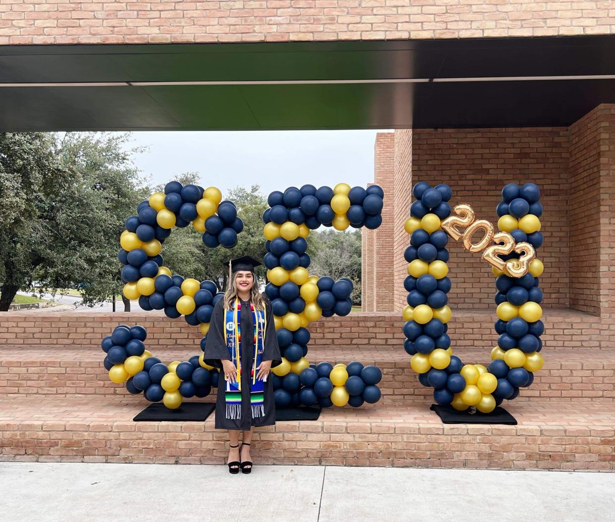 Haley Ruiz hopes her graduation from St. Edward’s is a springboard for a medical career of helping children.