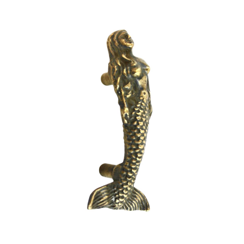 Etsy Mermaid Sea Siren Brass Knob