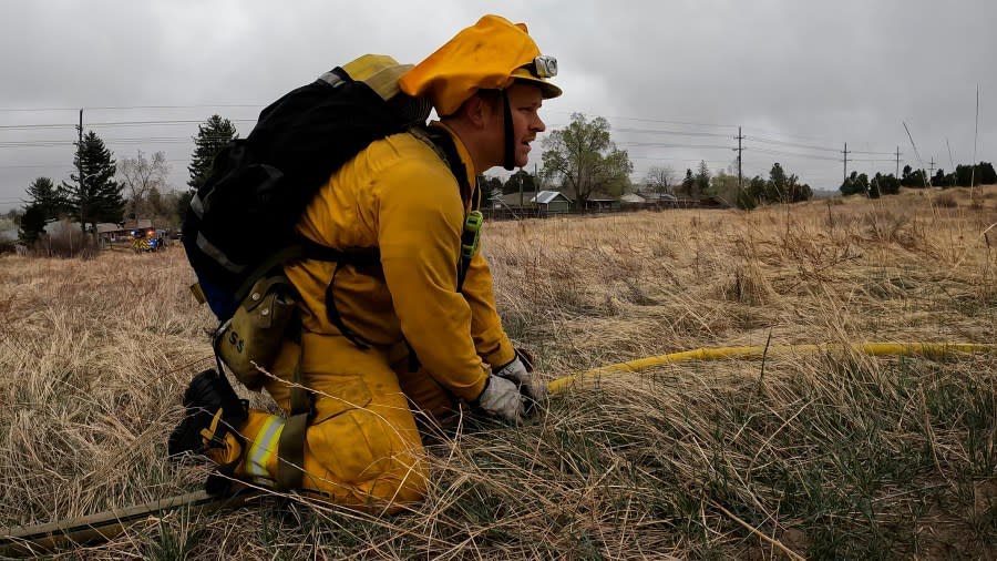 During the wildland drill training, CSFD crews focused on structure triage and initial attack.