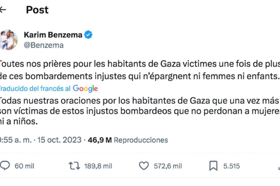 Karim Benzema Hermanos Musulmanes