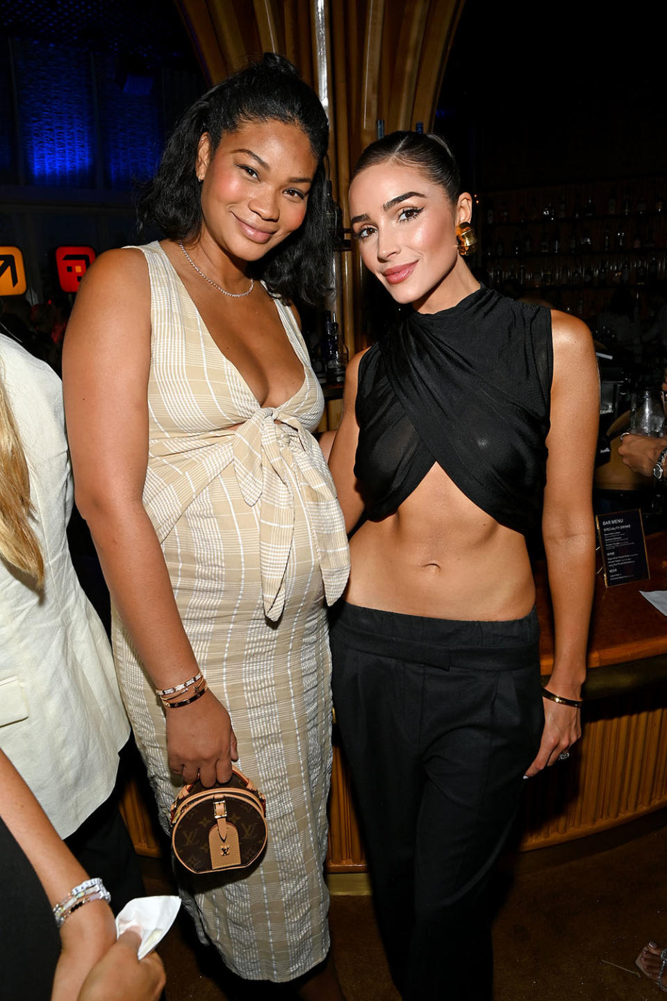 Chanel Iman and Olivia Culpo