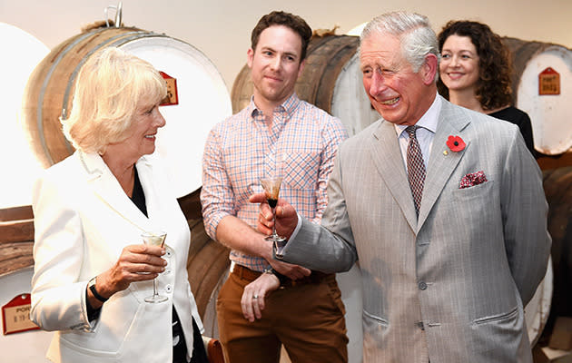 Prince Charles and Camilla on their visit to Australia. Photo: Getty Images.