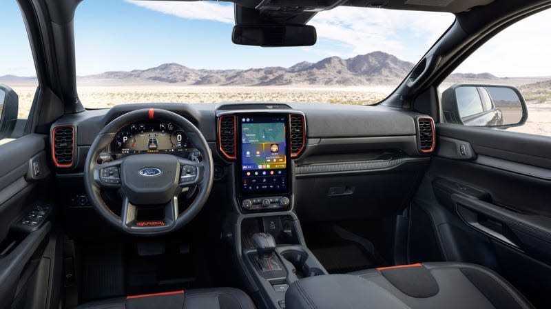 2024 Ford Ranger Raptor: Interior and Infotainment