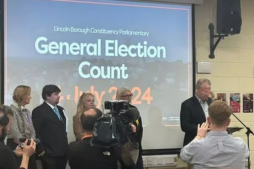 Karl McCartney appeared emotional after losing his Lincoln seat