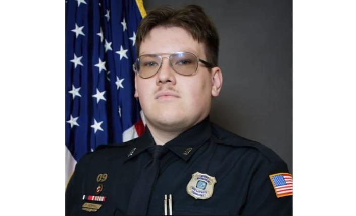 This image provided by the Memphis Police Department shows Officer Preston Hemphill. Hemphill, the Memphis police officer who hit Nichols with a stun gun during a traffic stop that preceded Nichols’ brutal beating by other officers, won’t be charged criminally, a prosecutor said on Tuesday, May 2, 2023. (Photo by Memphis Police Department via AP)