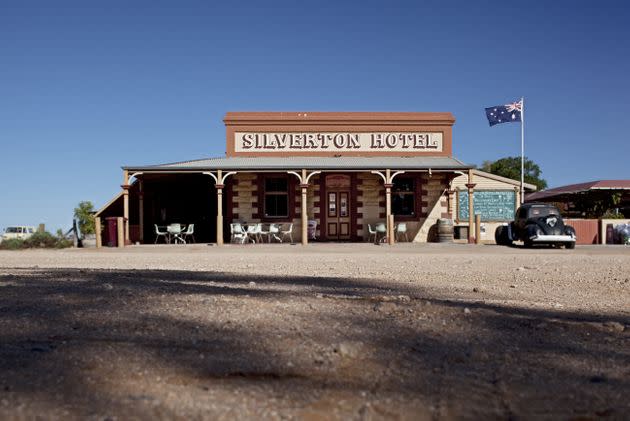 World famous outback pub, the Silverton Hotel in NSW. 