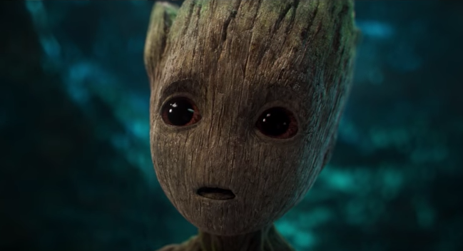Baby Groot in the ‘Guardians of the Galaxy Vol. 2’ trailer 