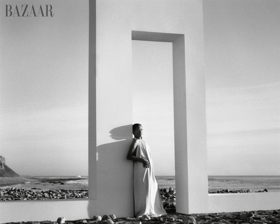 regina king for harpers bazaar april 2024