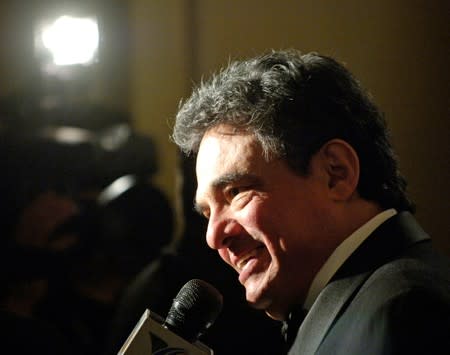 FILE PHOTO: Mexican singer Jose' Jose' is interviewed at the 2005 Latin Recording Academy Person of the Year event honoring him, in Beverly Hills