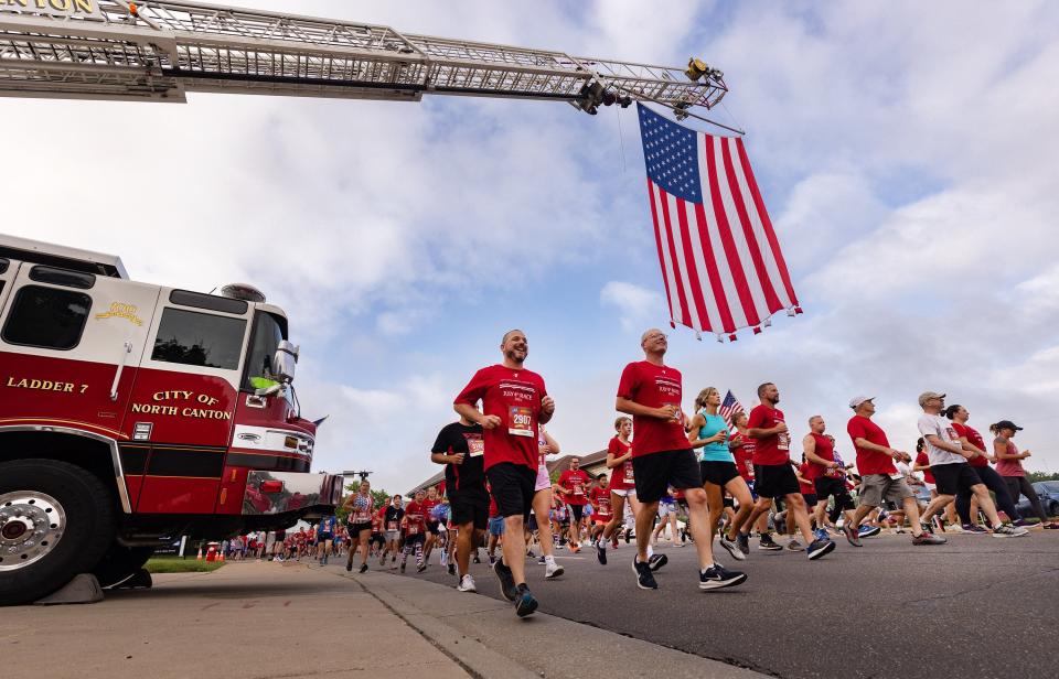 The two-mile race gets underway Tuesday as part of the 45th annual North Canton YMCA two-mile walk/run and five-mile run.