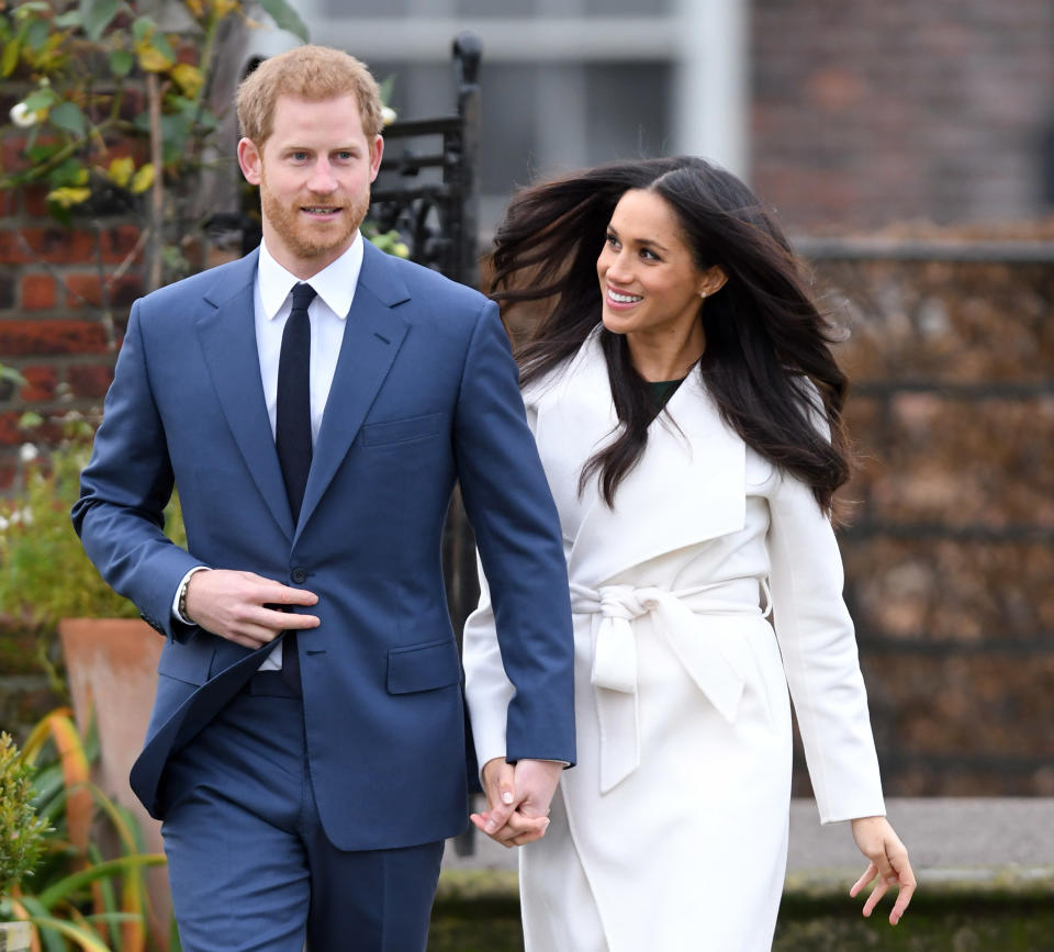On the steps of Auckland City Hospital, Jacinda called Meghan Markle and Prince Harry the Duke and Duchess of Essex. Photo: Getty Images