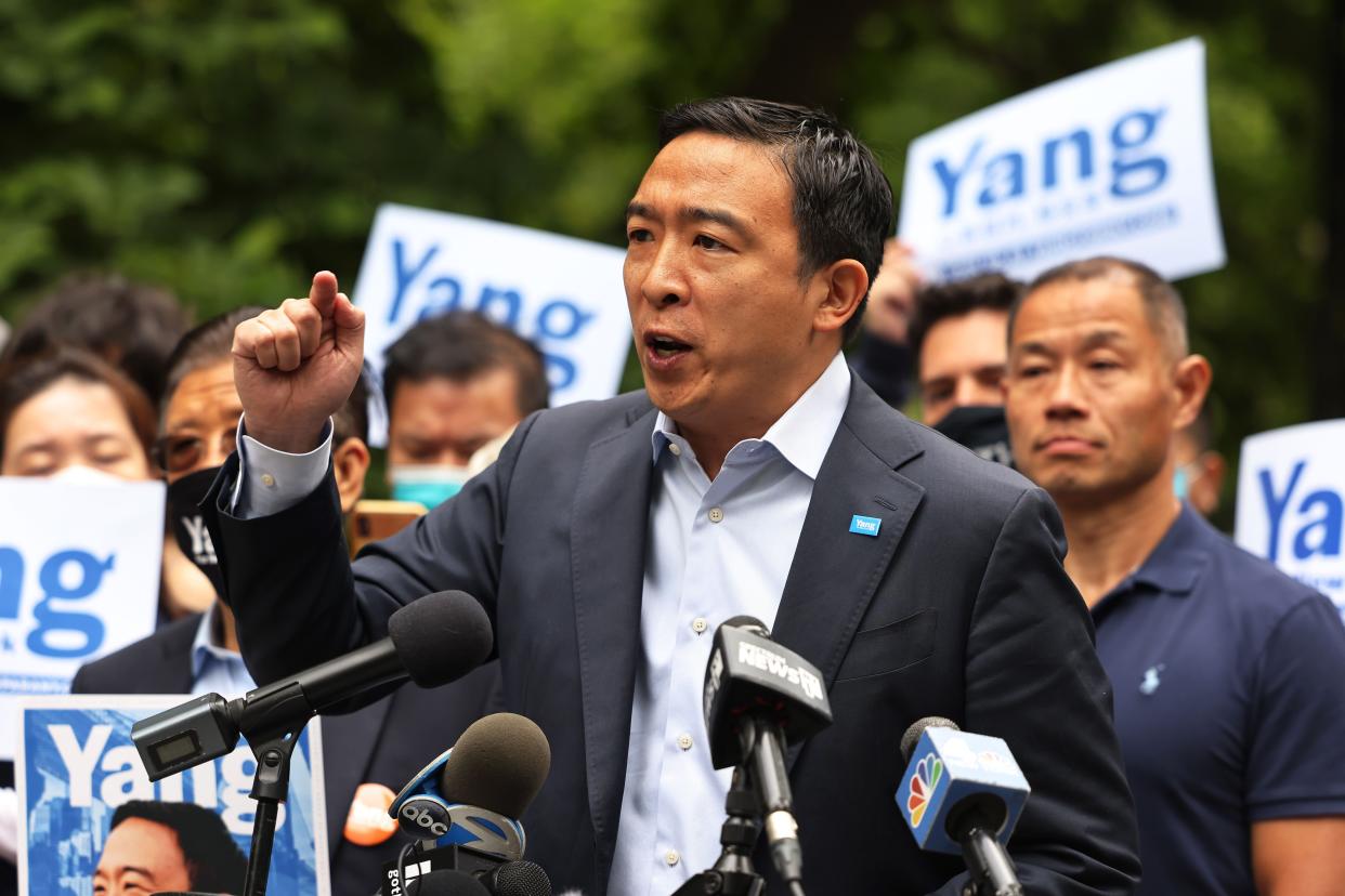 New York City mayoral candidate Andrew Yang 