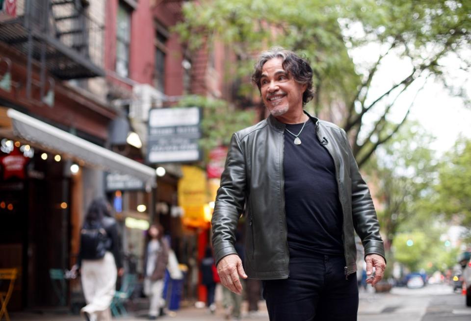 John Oates revisited the Greenwich Village block where he played his first gig with Daryl Hall at Gaslight Cafe in the ’60s. Tamara Beckwith