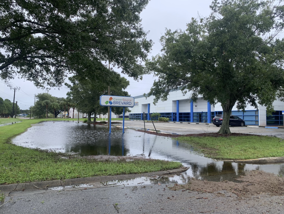 Standing water was a familiar site across Brevard County as residents begin cleaning up following Hurricane Ian.