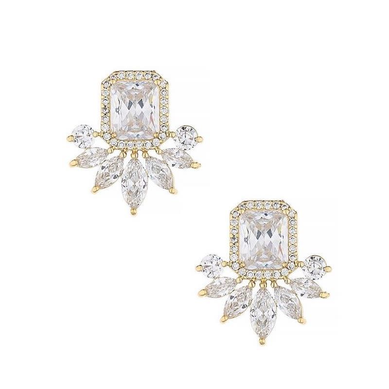 29) Shine Stud Earrings