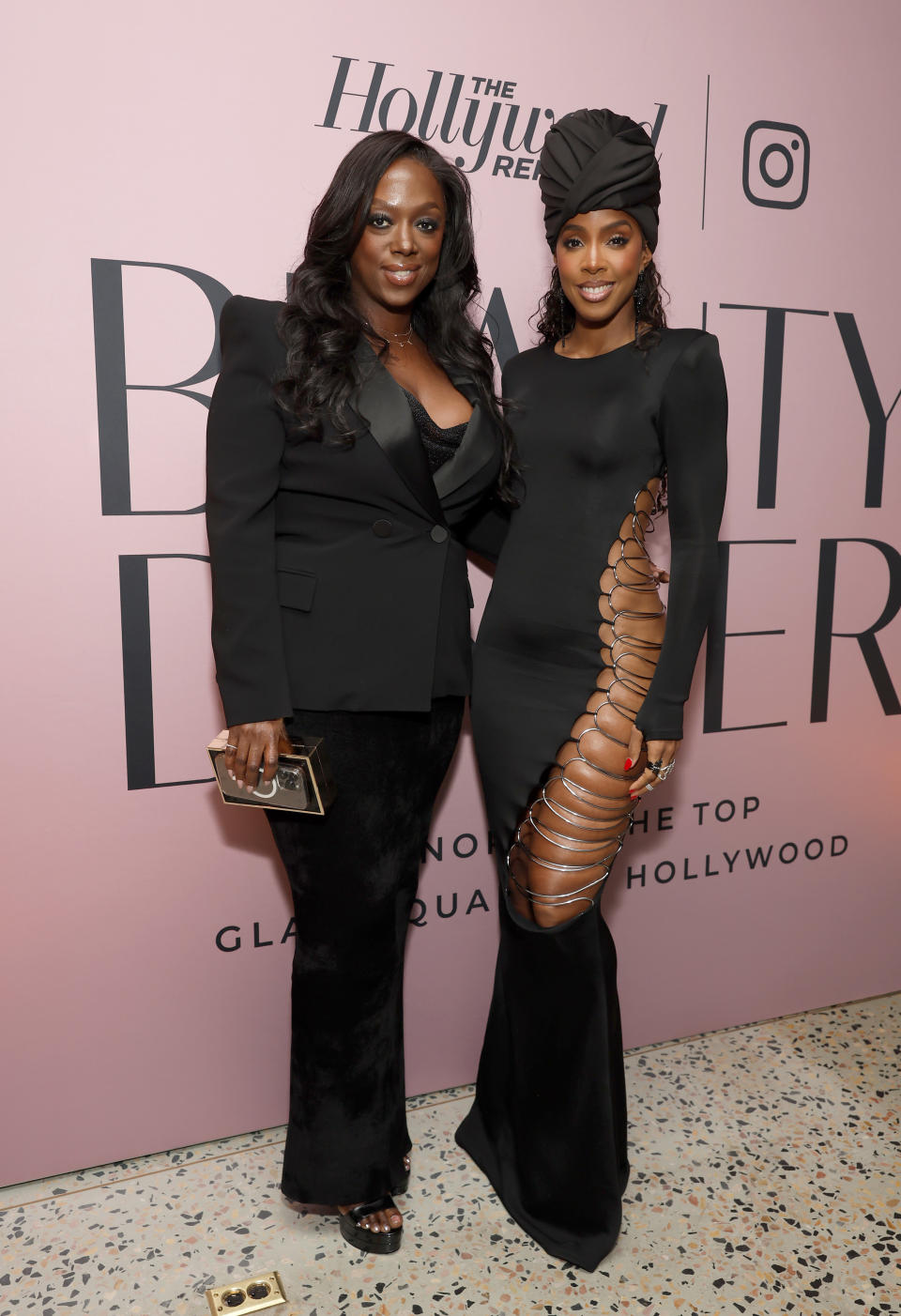 Sheika Daley, Kelly Rowland, The Hollywood Reporter, Beauty Dinner