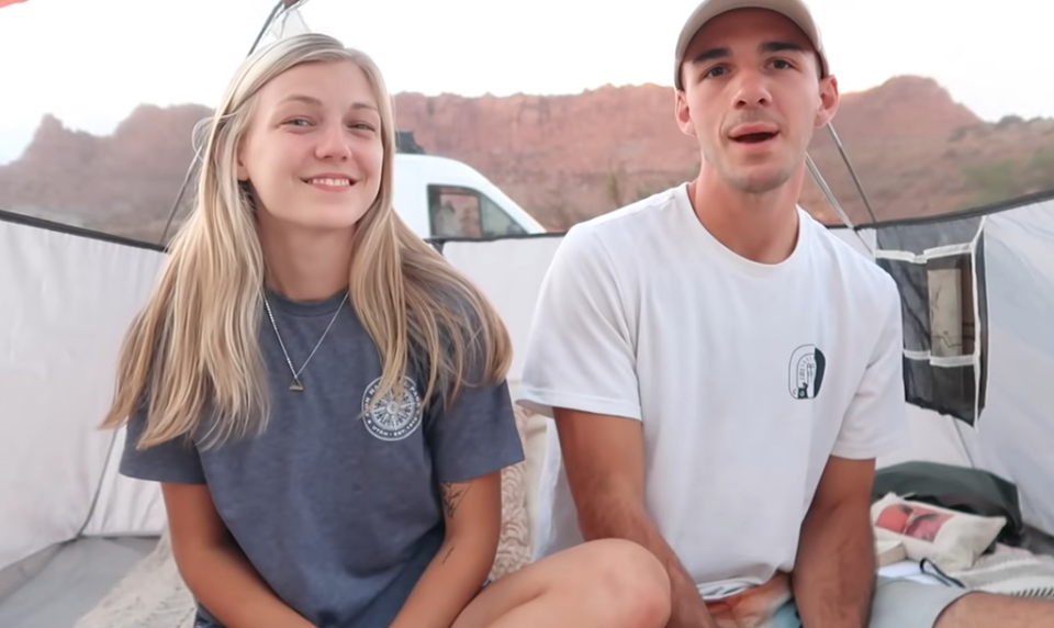 A video titled ‘VAN LIFE | Beginning Our Van Life Journey’ was shared by the couple on YouTube, where they documented their road trip (YouTube/ Nomadic Statik)