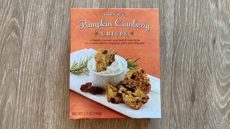 Trader Joe's Pumpkin Cranberry Crisps