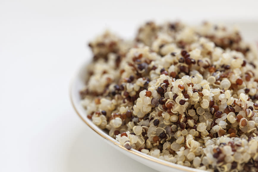Keeping cooked quinoa in the fridge makes life so much easier.